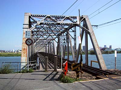 赤川仮橋 北詰