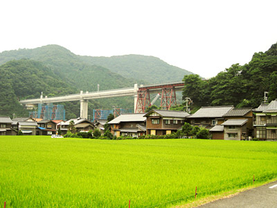 余部橋梁全景